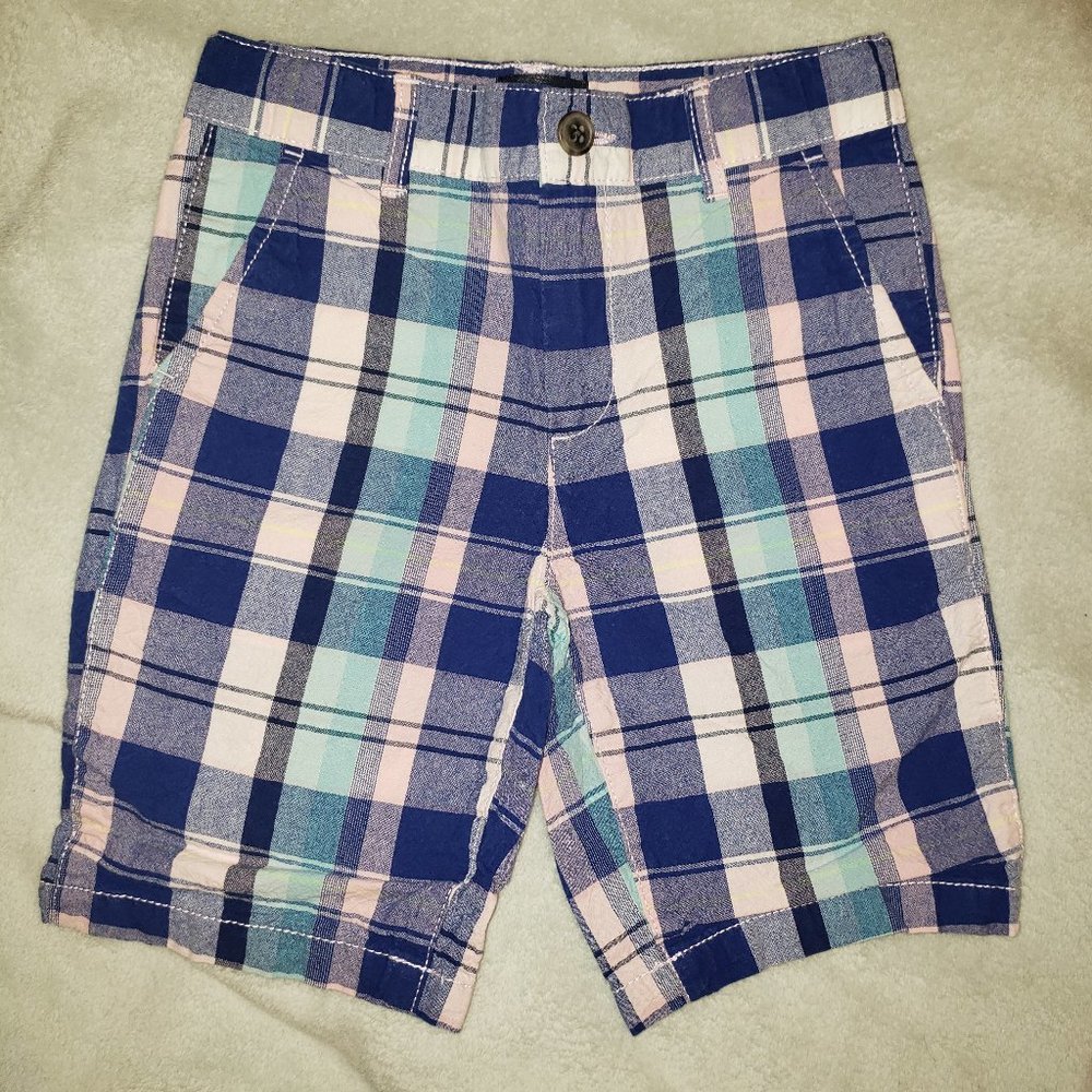 Boys Plaid Shorts